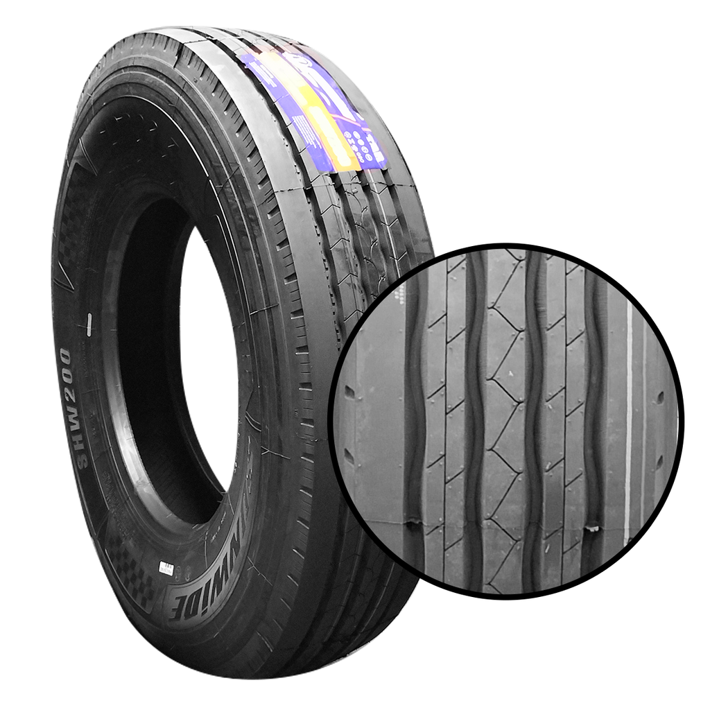 LLANTA NUEVA 12R22.5 18PR SHW200 SUNWIDE