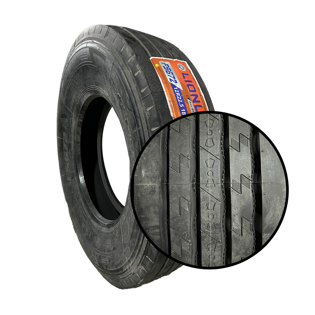 LLANTA NUEVA 12R22.5 18PR FS672 LIONLORD